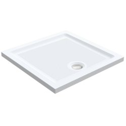 Roman Anti Slip 900mm White Square Shower Tray