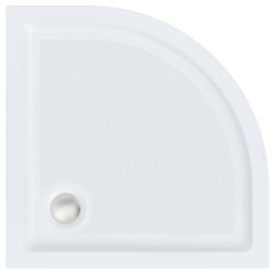 Roman Anti Slip 900mm White Quadrant Shower Tray