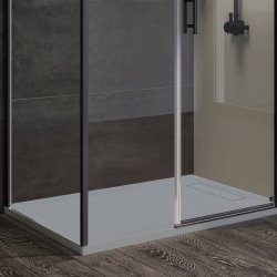 Roman Infinity 1800 x 800mm Grey Slate Rectangular Shower Tray