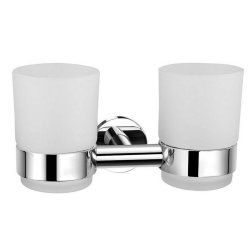 Scudo Delta Chrome Double Tumbler Holder