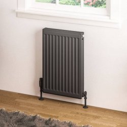 Eastbrook 600 x 400mm Anthracite Type 11 Compact Panel Radiator