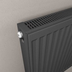 Eastbrook 600 x 400mm Anthracite Type 11 Compact Panel Radiator