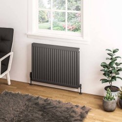 Eastbrook 600 x 800mm Anthracite Type 11 Compact Panel Radiator