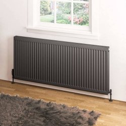 Eastbrook 600 x 1400mm Anthracite Type 11 Compact Panel Radiator