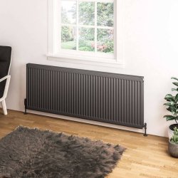 Eastbrook 600 x 1600mm Anthracite Type 21 Compact Panel Radiator