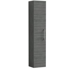 Nuie Athena 300mm Anthracite Woodgrain Wall Hung Tall Unit Single Door