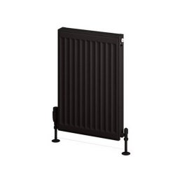 Eastbrook 600 x 400mm Matt Black Type 11 Compact Panel Radiator