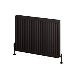 Eastbrook 600 x 800mm Matt Black Type 11 Compact Panel Radiator