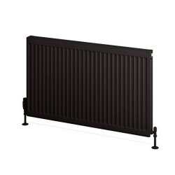 Eastbrook 600 x 1000mm Matt Black Type 11 Compact Panel Radiator