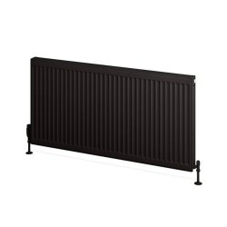 Eastbrook 600 x 1200mm Matt Black Type 11 Compact Panel Radiator