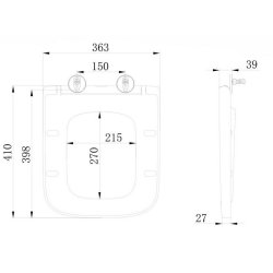 Scudo Luxury Heavyweight Toilet Seat