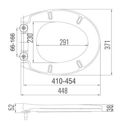 Scudo Universal Soft Close Toilet Seat