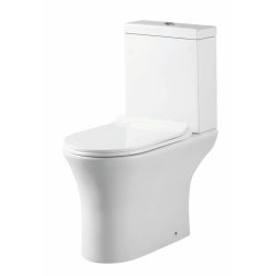 Scudo Deia Rimless Open Back Pan with Cistern