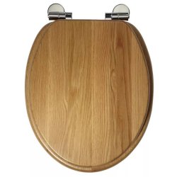 Roper Rhodes Traditional Soft Close Wooden Toilet Seat in Oak