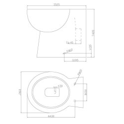 Scudo Pronto Back To Wall Pan and Soft Close Seat