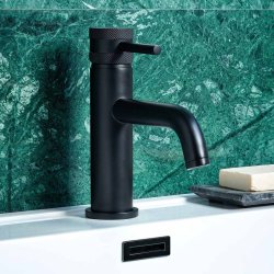 Scudo Core Black Mono Basin Mixer