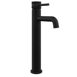 Scudo Core Black Tall Mono Basin Mixer