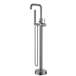 Scudo Core Gunmetal Freestanding Bath Shower Mixer