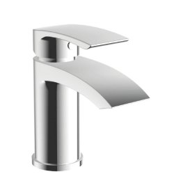 Scudo Belini Chrome Mono Basin Mixer with Push Waste