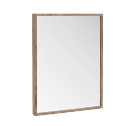 Scudo Ambience 800 x 600mm Rustic Oak Mirror