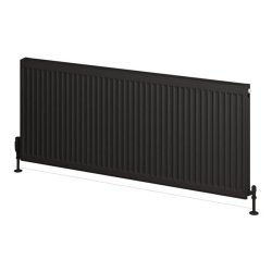 Eastbrook 600 x 1400mm Black Type 22 Compact Panel Radiator