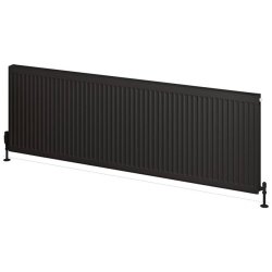 Eastbrook 600 x 1800mm Black Type 21 Compact Panel Radiator