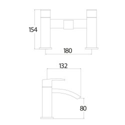 Scudo Descent Chrome Bath Filler