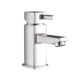 Scudo Forme Chrome Mono Basin Mixer with Push Waste