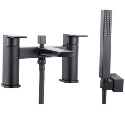 Scudo Muro Black Bath Shower Mixer