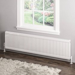 Eastbrook 400 x 1600mm Gloss White Type 11 Compact Panel Radiator