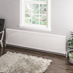 Eastbrook 500 x 2000mm Gloss White Type 11 Compact Panel Radiator