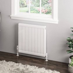 Eastbrook 600 x 600mm Gloss White Type 11 Compact Panel Radiator