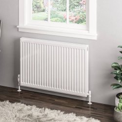 Eastbrook 600 x 900mm Gloss White Type 11 Compact Panel Radiator