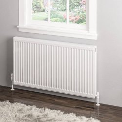 Eastbrook 600 x 1100mm Gloss White Type 11 Compact Panel Radiator