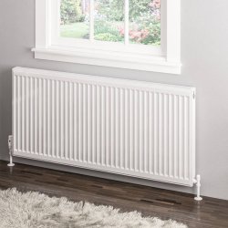 Eastbrook 600 x 1300mm Gloss White Type 11 Compact Panel Radiator