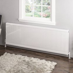 Eastbrook 600 x 1800mm Gloss White Type 11 Compact Panel Radiator