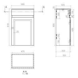 Scudo Classica Chalk White WC Unit