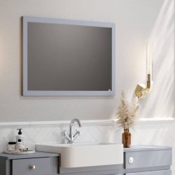 Scudo Classica 900 x 600mm Stone Grey Mirror