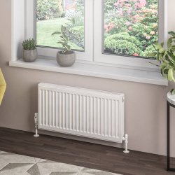 Eastbrook 400 x 800mm Gloss White Type 21 Compact Panel Radiator