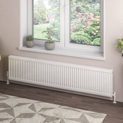 Eastbrook 400 x 1800mm Gloss White Type 21 Compact Panel Radiator