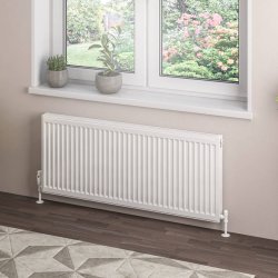 Eastbrook 500 x 1200mm Gloss White Type 21 Compact Panel Radiator