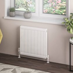 Eastbrook 600 x 600mm Gloss White Type 21 Compact Panel Radiator