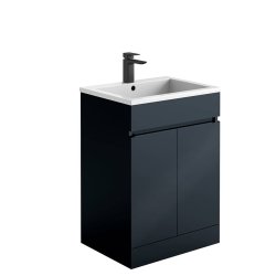 Scudo Empire 600mm Matt Anthracite Floorstanding Vanity Unit and Basin