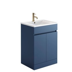 Scudo Empire 600mm Matt Blue Floorstanding Vanity Unit and Basin