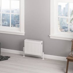 Eastbrook 300 x 400mm Gloss White Type 22 Compact Panel Radiator