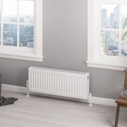 Eastbrook 300 x 800mm Gloss White Type 22 Compact Panel Radiator