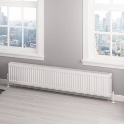 Eastbrook 300 x 1600mm Gloss White Type 22 Compact Panel Radiator