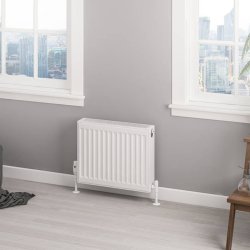 Eastbrook 400 x 500mm Gloss White Type 22 Compact Panel Radiator