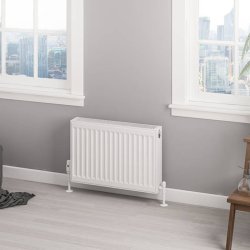 Eastbrook 400 x 600mm Gloss White Type 22 Compact Panel Radiator