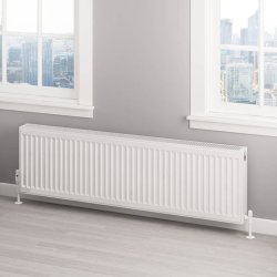 Eastbrook 400 x 1400mm Gloss White Type 22 Compact Panel Radiator